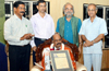 Cyril  Sequeira conferred Konkani Kutam Bahrain Award